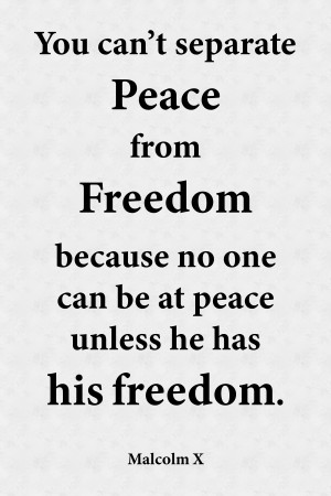 Peace From Freedom